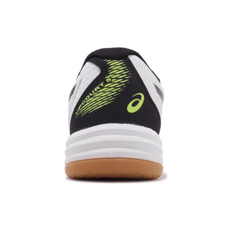Asics Upcourt 5 White Black Yellow Unisex Sneakers Safety-Yellow 1071A086-103