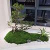 1Set Flower Moss Green Moss Ornaments Micro Landscape Fake Grass Durable Simulation Moss