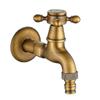 Винтажный однорычажный кран для холодной воды G1/2 - настенный кран для раковины в ванной комнате (бронза)