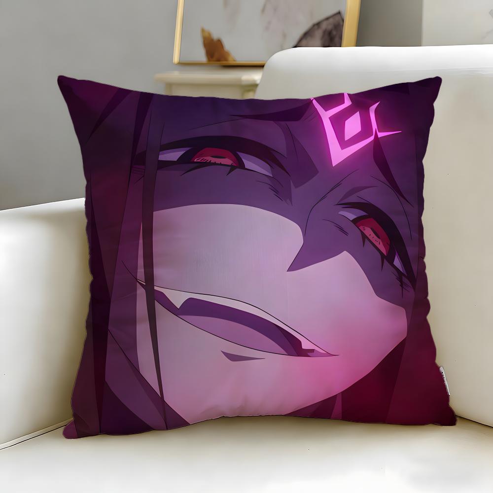 isekai anime Cautious Hero Cushion Cover Soft EasyWash Pillow Case Versatile for Couch Bed Travel and Office
