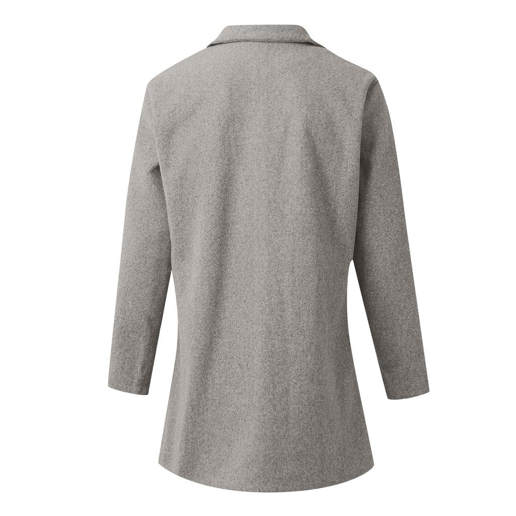 Fashion Lapel Casual Cardigan Jacket Long Sleeved Slim Fitting Jacket Lapel