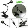USB Powered LED Reading Desk Lamp With Flexible Gooseneck And Adjustable Brightness For Office And Study Use