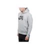Nike SB Logo Print Hoodie Pullover Men Hoodies Gray AJ9733-063