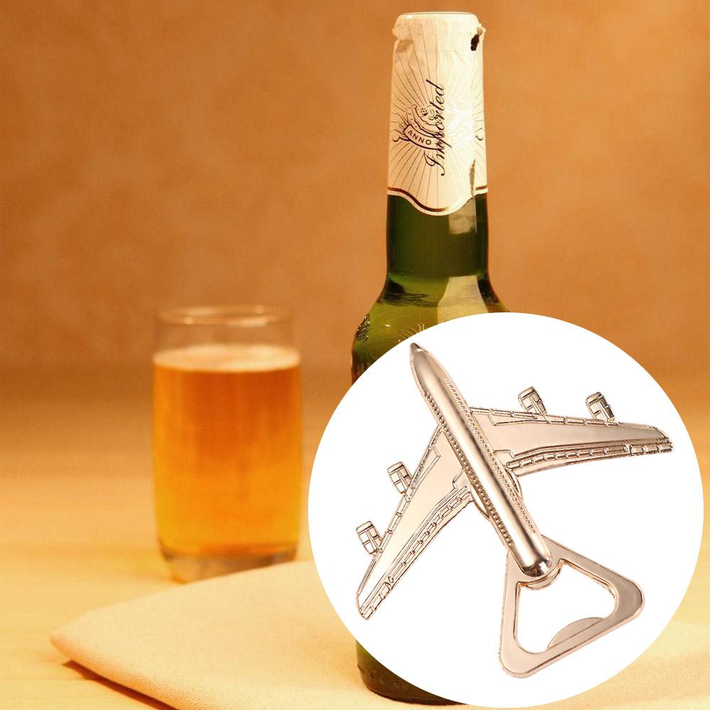 Airplane Shaped Creative Antique Bottle Opener Kitchen Tool Can Opener Beer Screwdriver