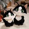 Милый котенок-слюнявчик, кукла, плюшевая игрушка, кукла-кошка, успокаивающая тряпичная кукла для детей, подарок на день рождения для девочки