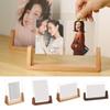Transparent Wood Pictures Frame Acrylic Photo Protection Office Decor Shooting Photo Props