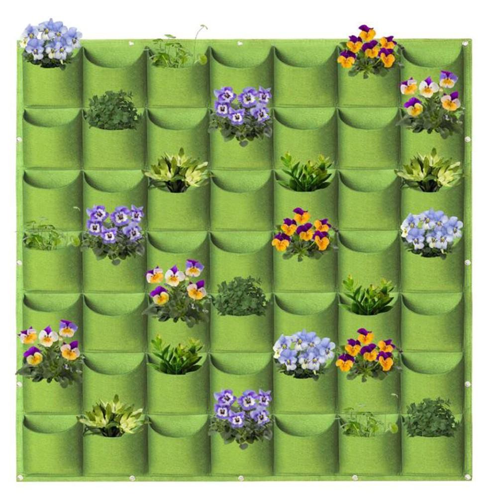 Декоративные решения для вертикального сада Подвесные фетровые мешки для выращивания для использования в помещении