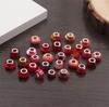 30/50/100 шт. подвеска из смоляной бусины с большим отверстием, европейская мода, декоративный браслет из бисера, принадлежности для самостоятельного изготовления ювелирных изделий