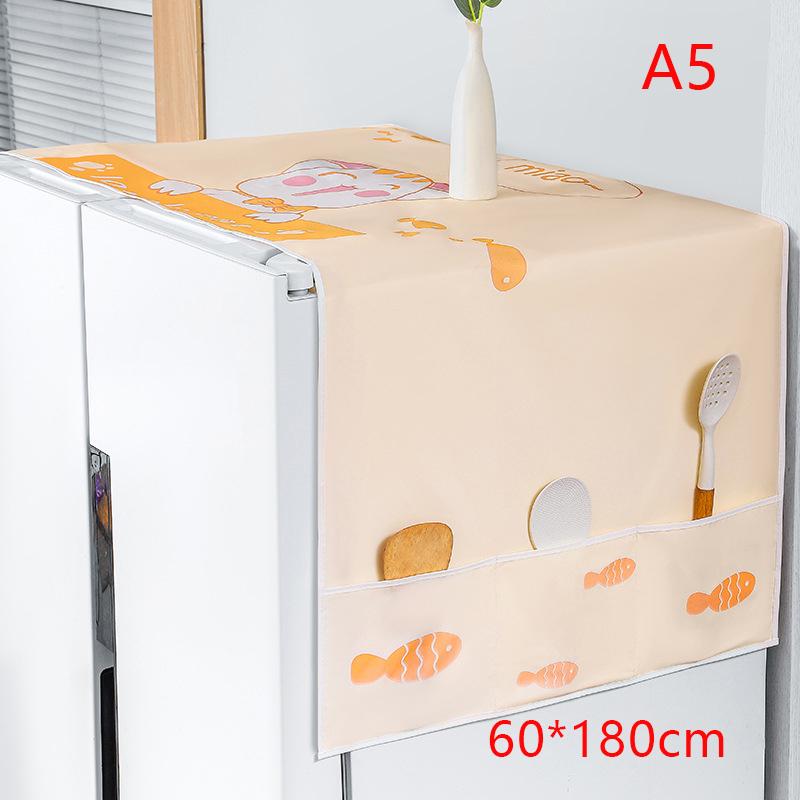 Чехол для стиральной машины холодильника, тканевый чехол от пыли, маслостойкий чехол для хранения вещей в доме, чехол для холодильника, полотенце