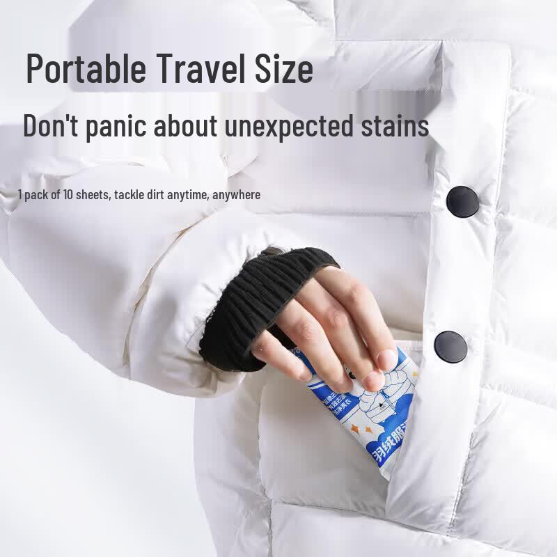 DeYou Down Jacket Cleaning Wipes & Floral Scent Shampoo Set