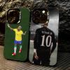 F-Футбол 10 N-Неймар J-jr Чехол для телефона Для iPhone 17,16,15,14,13,12,11 Plus,Pro Max,XS,Красочный Серебристый Чехол для телефона Funda Cover