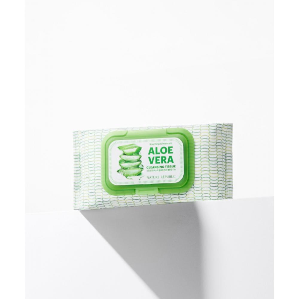 Nature Republic Moisture Aloe Vera Cleansing Wipes [4pack]