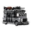 Нетоксичный набор конструктора Gobricks Moc Anti Zombie Van, полицейский участок города, машинка-кирпичик для детей, развивающие игрушки, подарки Juguetes