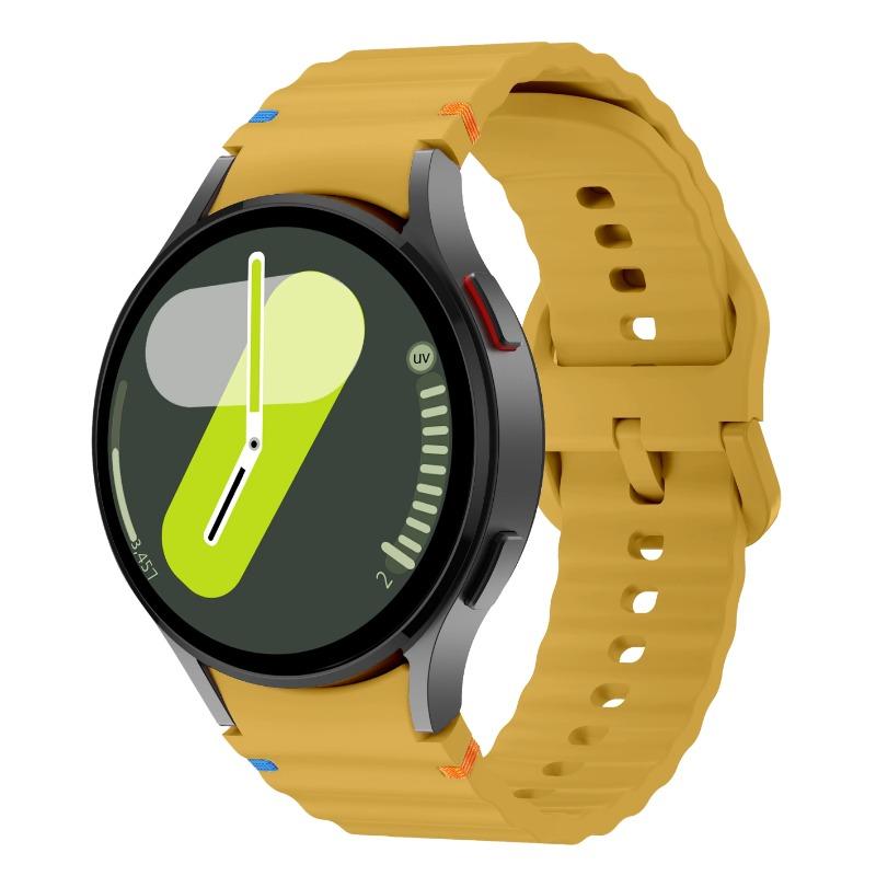 Оригинальный силиконовый ремешок для Samsung Galaxy Watch 7 44 мм 40 мм FE ремень Браслет Galaxy Watch 4 6 Classic 5 pro ремешок 43 мм 47 мм 45 мм