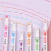 6pcs Wave Line Art Marker Pens Set Multi Color Love Star Cloud Point Liner Highlighter for Drawing Diary School