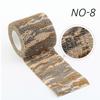 4.8m Camouflage Elastic Wrap Tape Hunt Disguise Elastoplast Self Adhesive Sports Protector Knee Finger Ankle Athletic Bandage