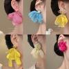2025 High-End Light Luxury Floral Mesh Earrings for Women - Summer Seaside Studs