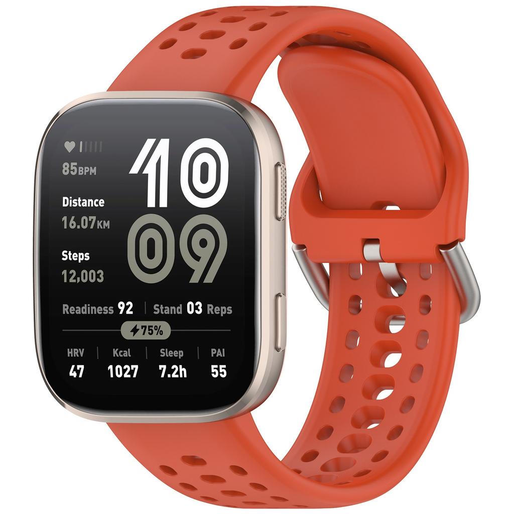 22mm Official Silicone Strap For Amazfit Bip 6 Balance 2 Breathable Bracelet Wristband For Amazfit T-Rex3 Pro GTR 4/3 Helio Belt