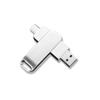 Металлический поворотный USB-накопитель OLOEY Type-C