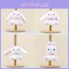 Rabbit Soft Plush Toy With Pp Cotton Filling For Decor And Gifts Keychain Doll