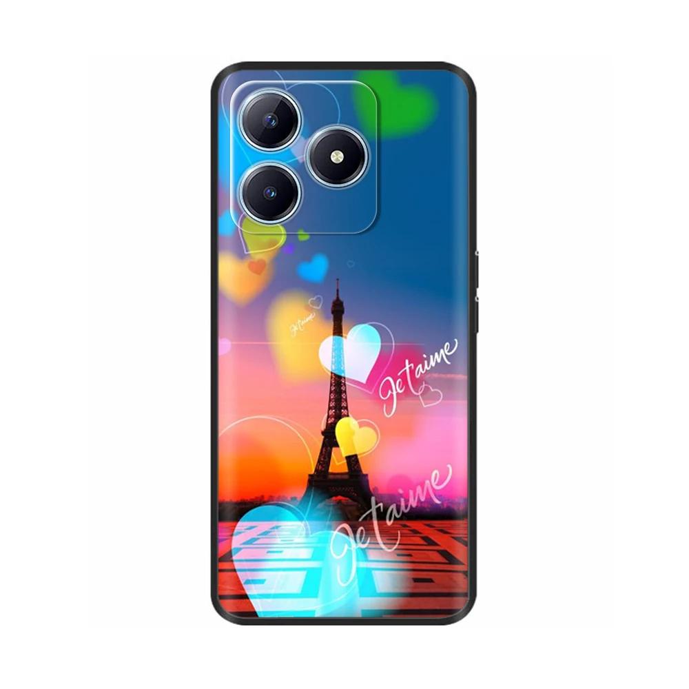 Чехол для Realme C61 Чехол для RealmeC63 2024 Роскошный Силиконовый Модный ТПУ Мягкая Задняя Крышка Для Oppo Realme C63 Чехлы Funda Оболочки RealmeC61