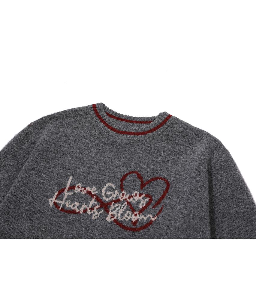 CPGN STUDIO Love Bloom Pullover Knit Gray
