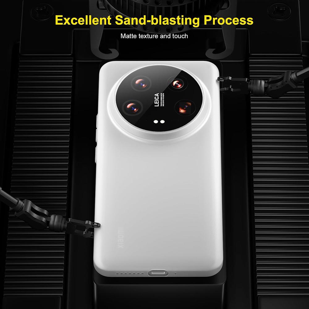 0,3 мм ультратонкий матовый чехол для Xiaomi Mi 15 14 13 13T Pro ультрапрозрачный матовый твердый чехол Fit Shell Anti-Fingerprints