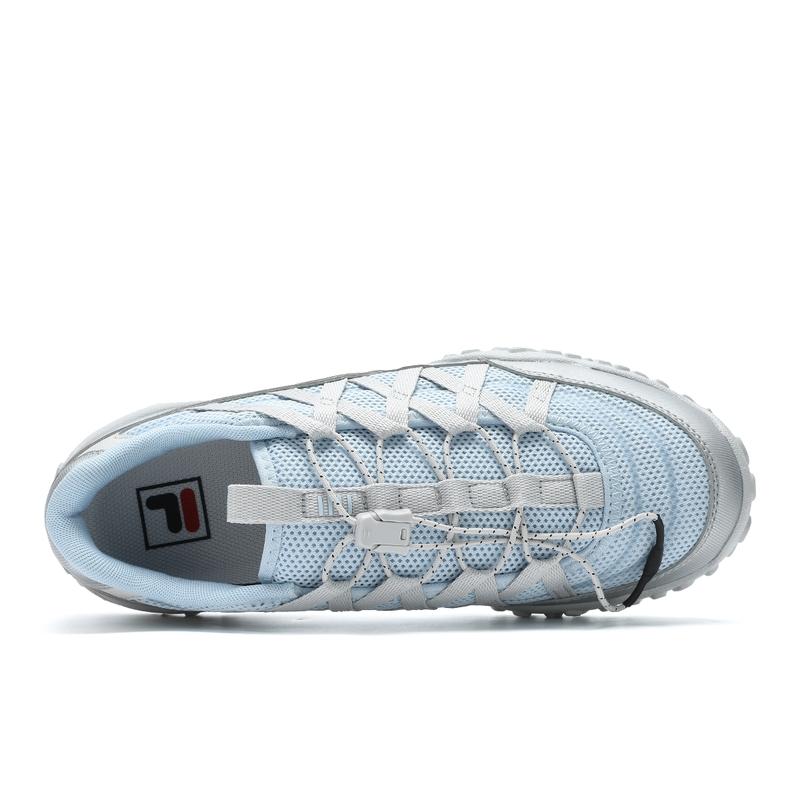 Fila Туфли-балетки Echappe Мягкие Удобные Прочные Дышащие Низкий верх Кроссовки для папы Женская обувь Серебристо-серый F12W432126FOS