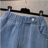 Летние джинсовые шорты брюки женские брюки свободные повседневные джинсовые брюки