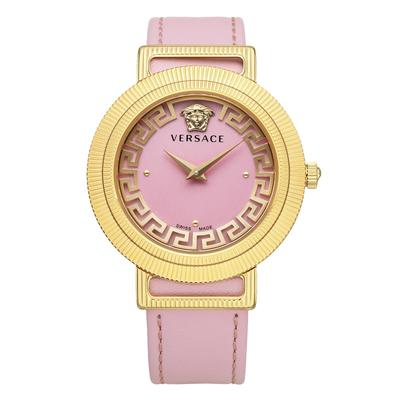 Часы GRECA CHIC Pink Dial Quartz Daily Waterproof Sapphire Glass 36mm VE3D00222 Pink [Versace] Womens [Item]