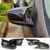 Left+Right X5 X6 Mirror Cover Car Side Door Wing Rear View Mirror Cap Cover Shell Replacement For BMW X5 X6 E70 E71
