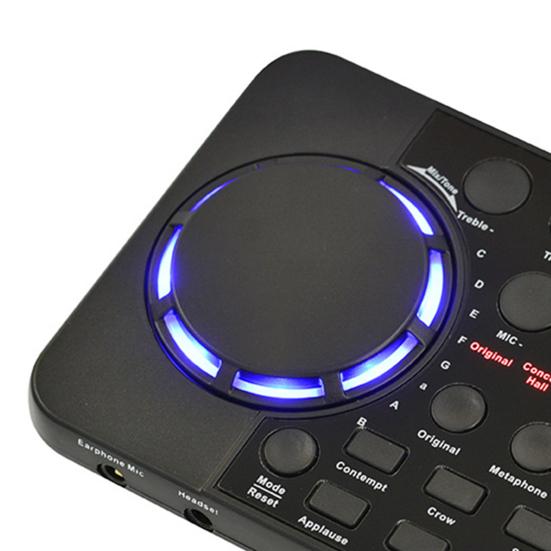 V300 PRO Удобная звуковая карта Bluetooth Solid Black Long Endurance