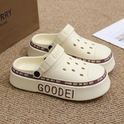 Лето 2024 года, новые модные тапочки Cave Garden, удобные тапочки с мягкой подошвой для улицы и дома, женские пляжные трендовые тапочки