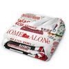 Home Alone Kevin Comedy Wool Fashion Blanket Xmas Merry Christmas Funny Throw Fashion Blanket for Home 125*100cm Super Soft