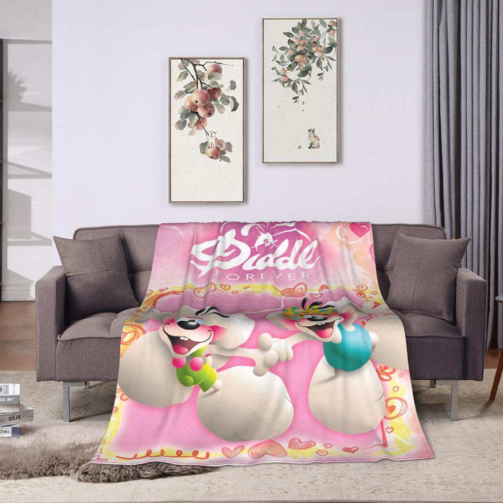 Christmas Diddl Blankets Quality Warm Bedding Throws Winter Camping Living Room Graphic Bedspread