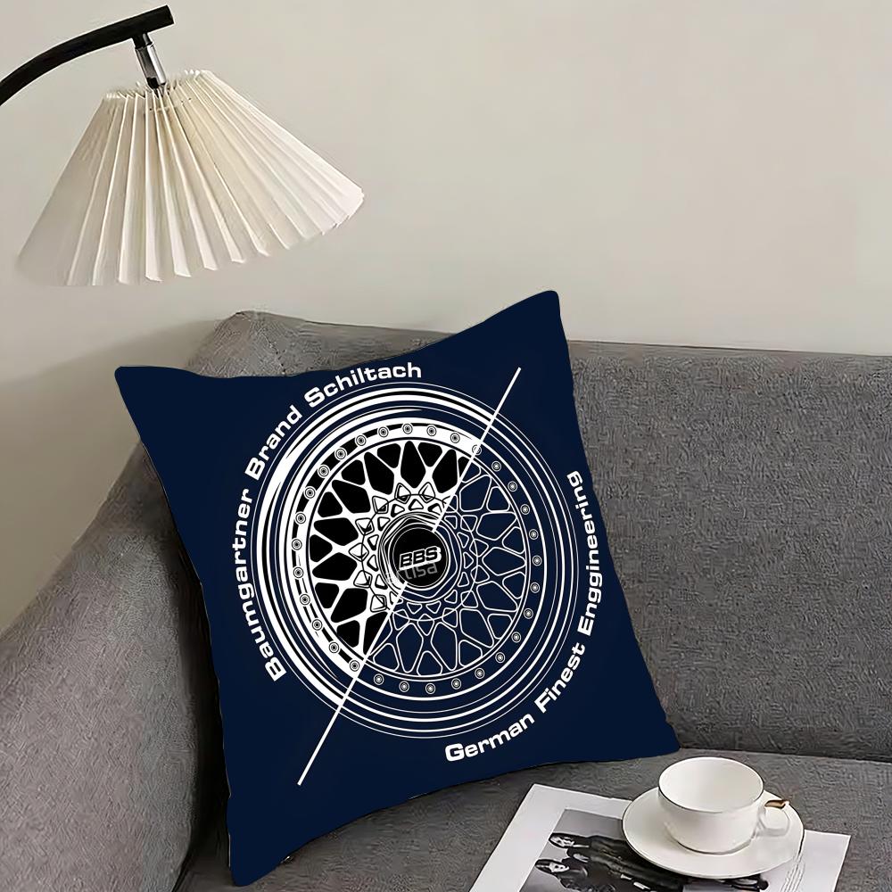 Stylish BBBSSB simple Cushion Cover Pillowcase Comfort Sofa Bed Silky Elegant Invisible Zipper Decorative Cushion Cover