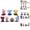 Bts Bt21 7 шт./набор Фигурки-украшения для детского монитора Топпер для торта Игрушки Подарок