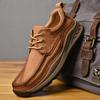 Fashion Men's Casual Shoes Genuine Leather Comfortable Breathable Business Shoe Sneakers Hiking Shoes Men Oxfords Moccasins