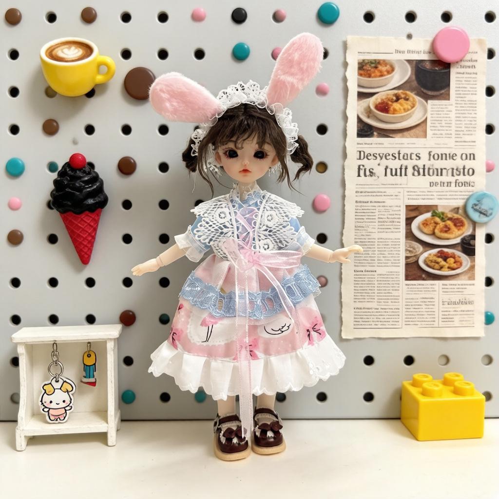 Одежда для 6-точечных кукол BJD: Повседневный набор с худи для красивых кукол-мальчиков и девочек