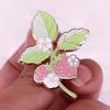 Cute Fruit Plant Strawberry Brooch Badge Pins Accessories Gift