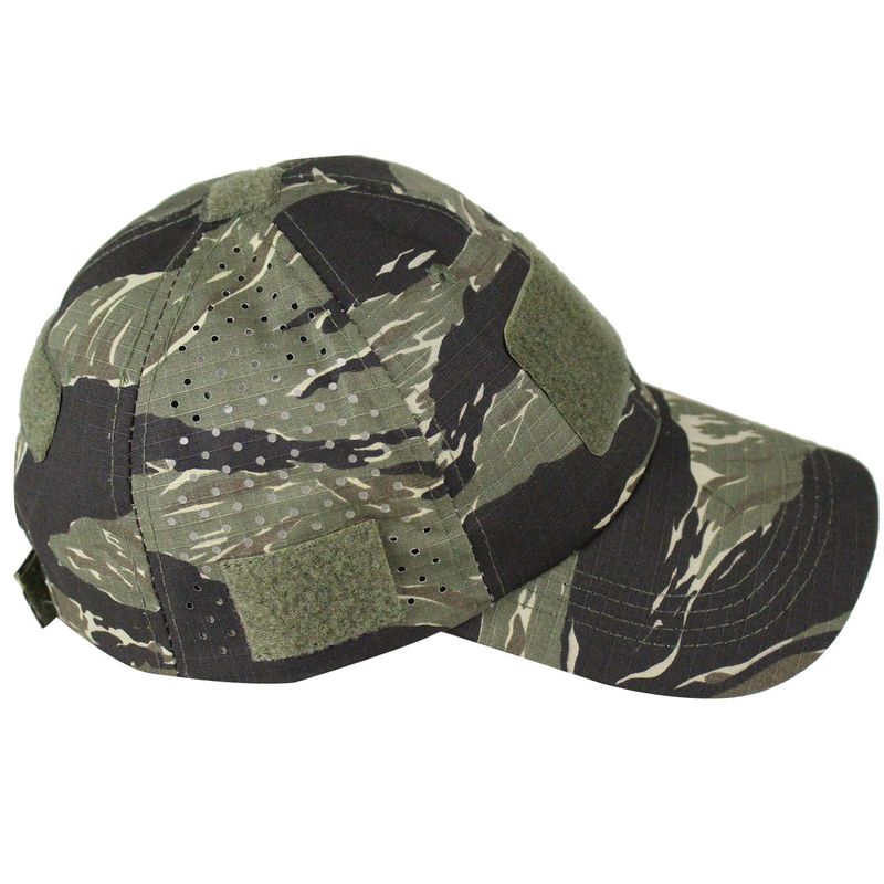 Outdoor Tactical Baseball Cap Men's Summer Camouflage Brim Hat Mountaineering Sun Protection Fishing Hat Velcro Mesh Hat
