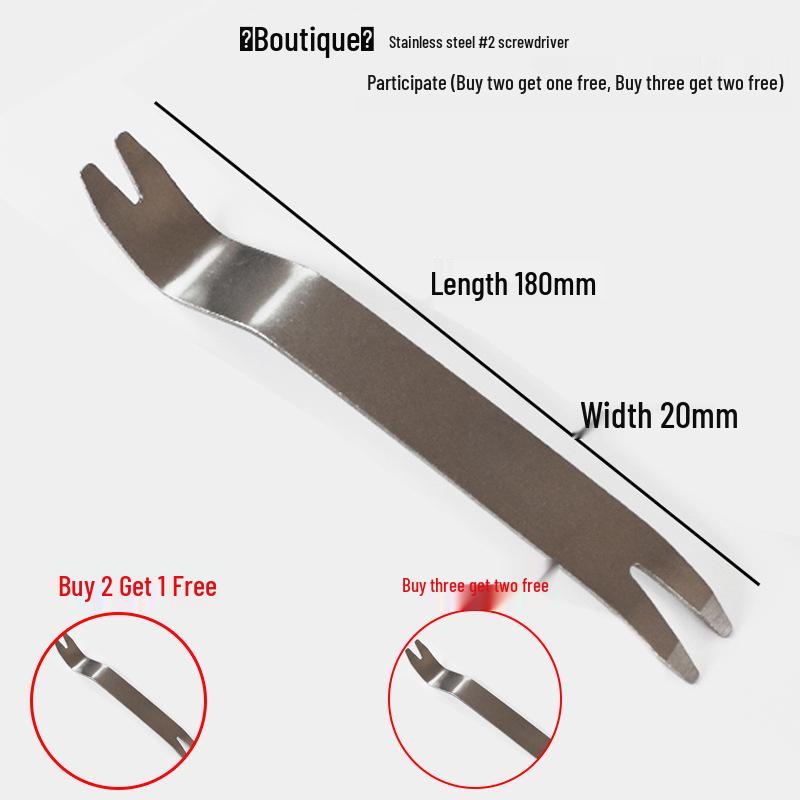 Набор инструментов для снятия обшивки и рычаг для салона автомобиля из нержавеющей стали