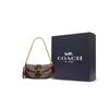 Coach Сумка на плечо Soho Flap 25 Classic Monogram с цепочкой, из покрытия и кожи, женская, коричневая CAN45-B4S0M