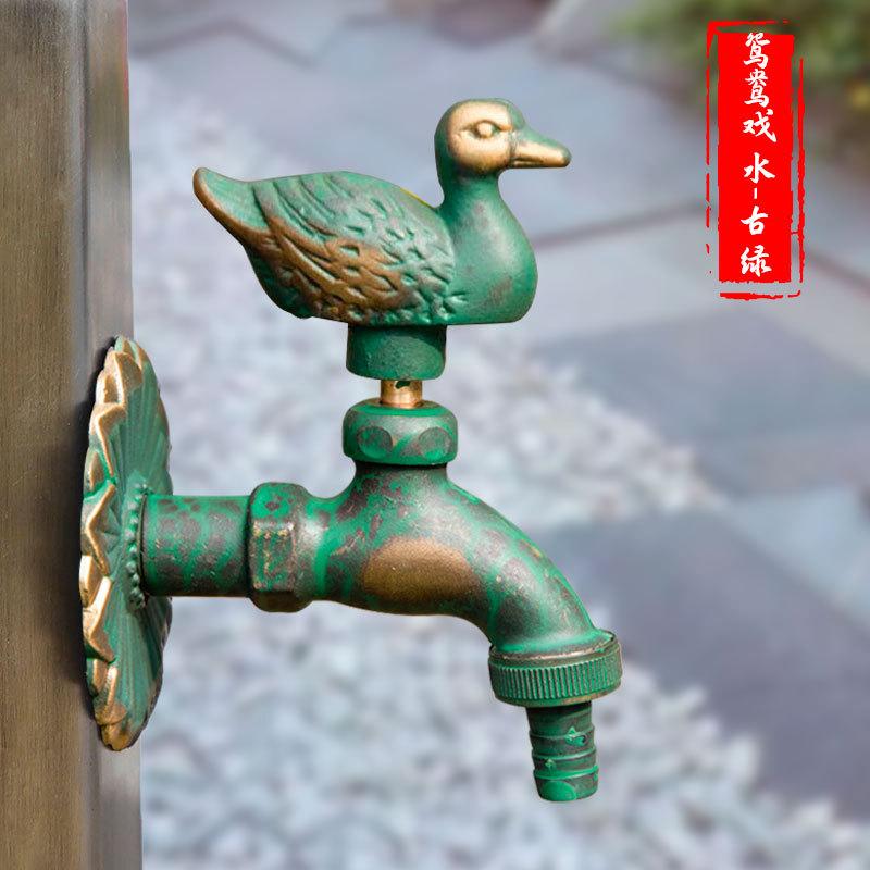 Тяжелый садовый кран для животных, садовый кран для раковины, кран для птиц-воробьев