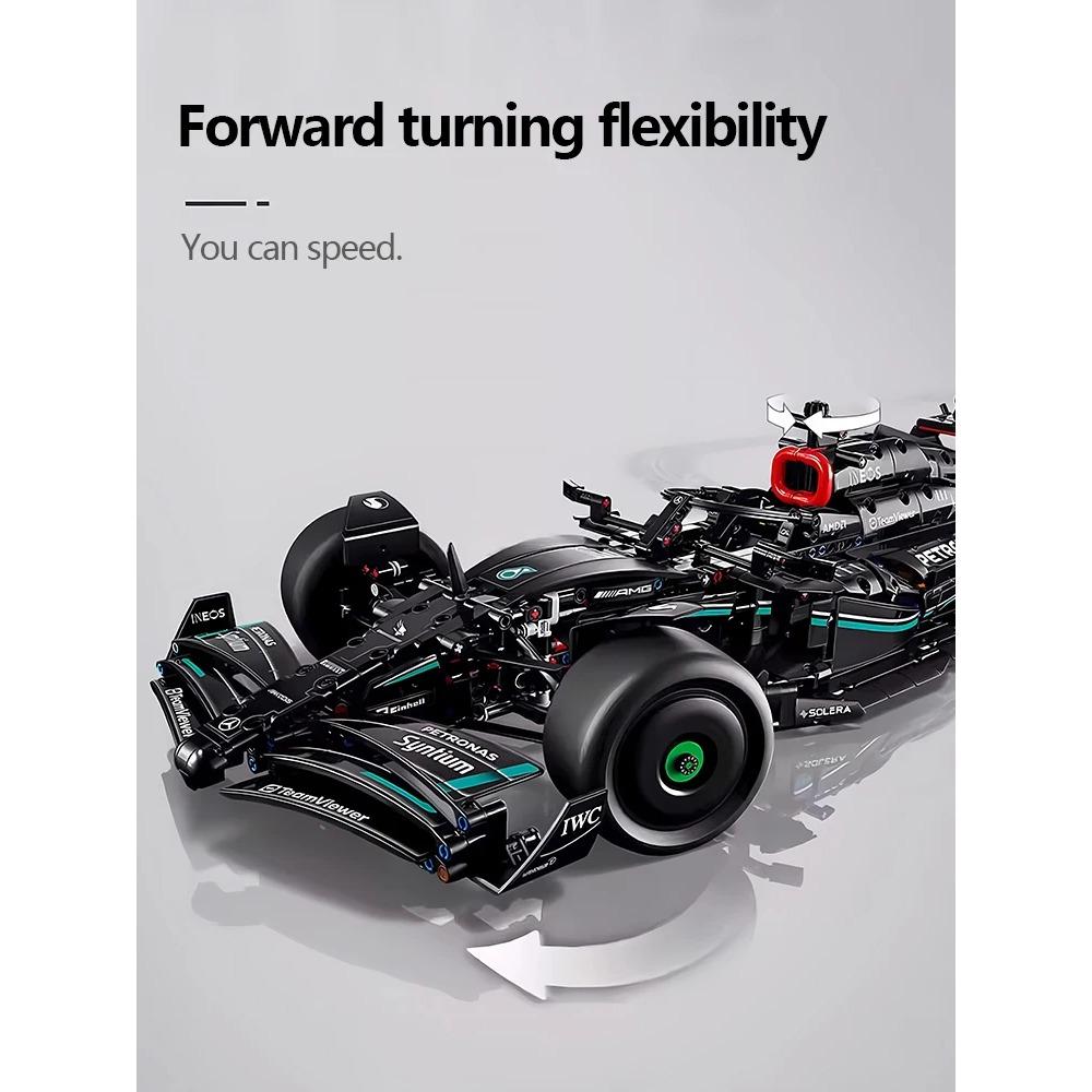 Китай Строительные блоки 8282 Mercedes Benz F1 Гоночная Технология Машиностроение Группа Строительные Кирпичики 2001 Частичная Сборка Гигантская Игрушка