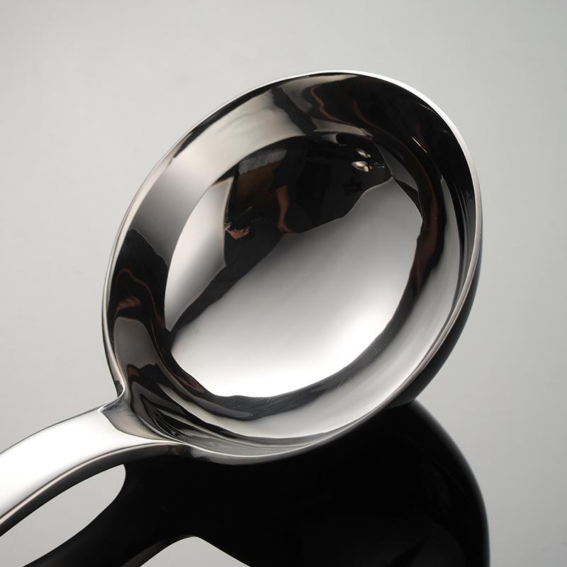 304 нержавеющая сталь тяжелая промышленная модель большая круглая ложка сухие продукты соя рисовая ложка короткая ручка корейский быт новоселье