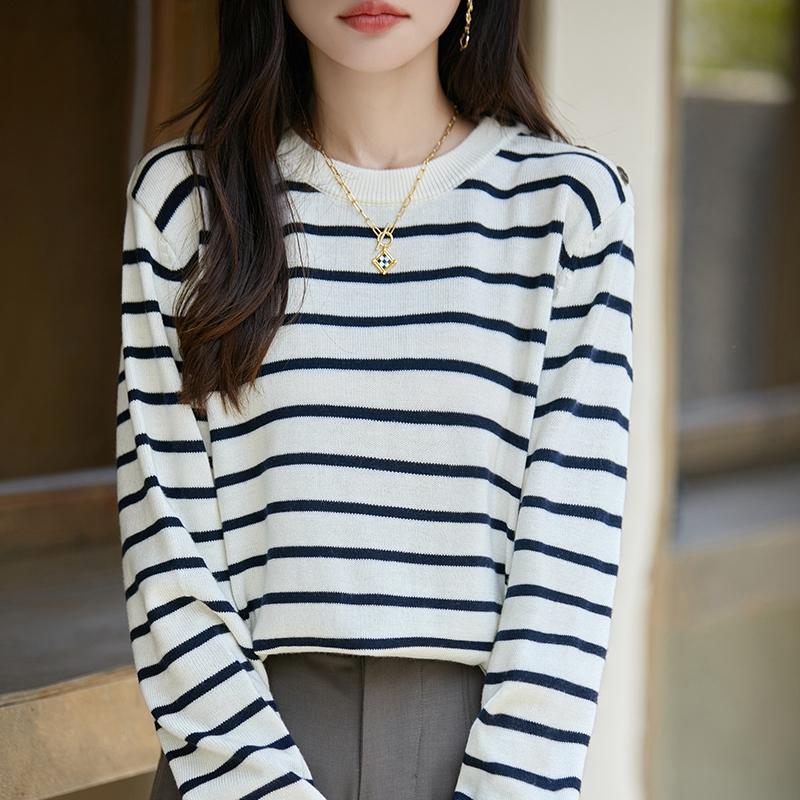 Женский кашемировый свитер Qinghe Cashmere 50% шерсть 50% шелк Женский осенне-зимний кашемировый пуловер Мягкий и теплый
