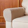 SSH 2Pcs Sofa Arm Protector Anti-Slip High Elastic Polyester Soft To Touch Armrest Slipcover Household Supplies