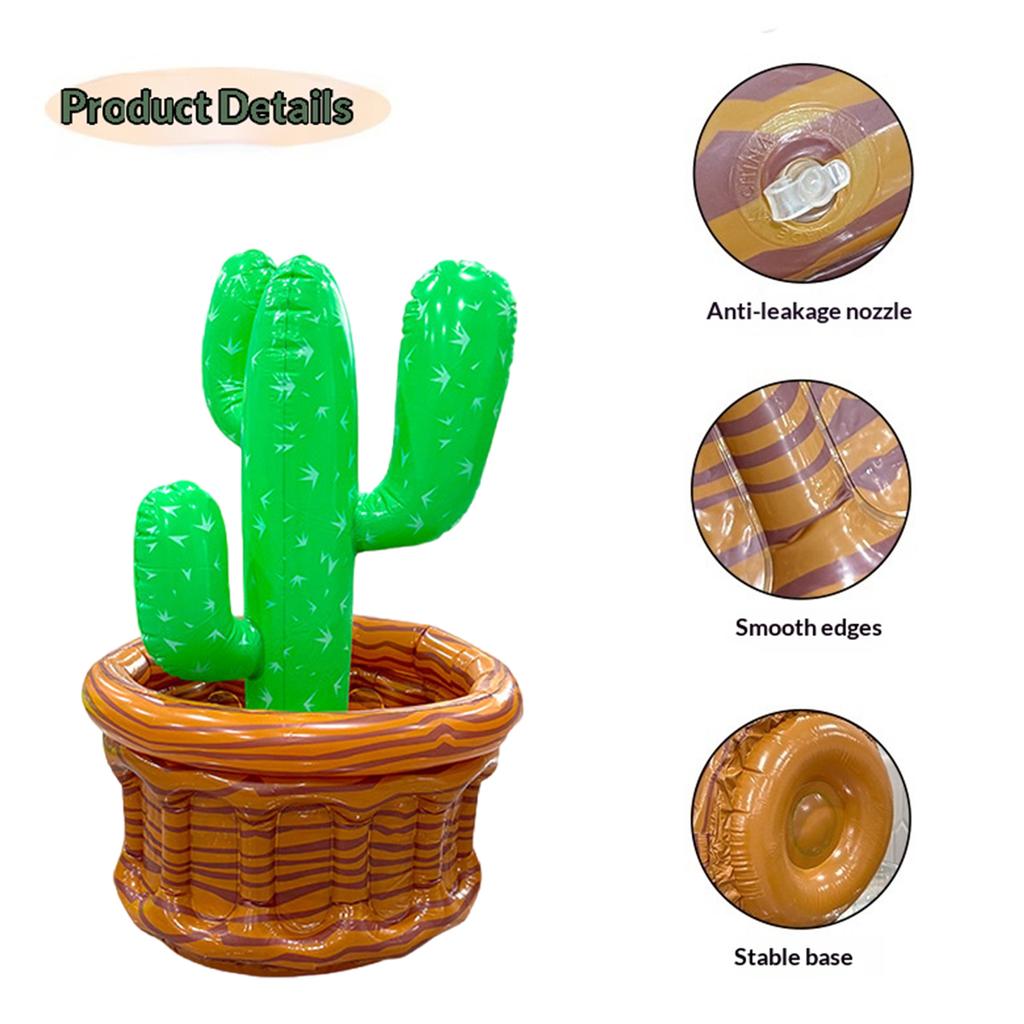 PVC Floating Drink Cooler Large Capacity Pool Party Beverage Bucket Blow Up Float Ice Chest Summer Beach Pool Party Supplies
