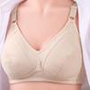 Full Cup Bra Without Steel Ring, Comfortable and Breathable Thin Cotton Underwear Gathering Loose Size Bras for Middle-aged and Elderly Pregnant Women